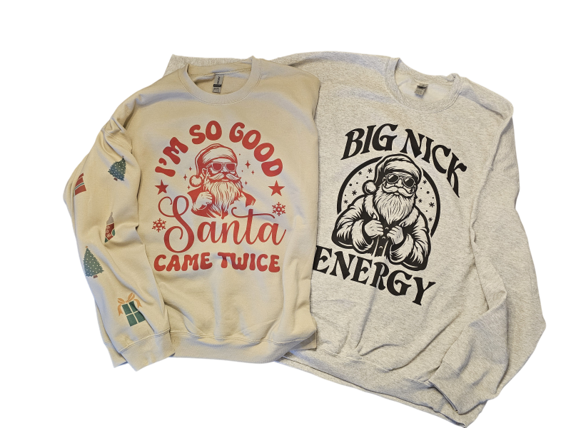 Funny Santa Crewnecks