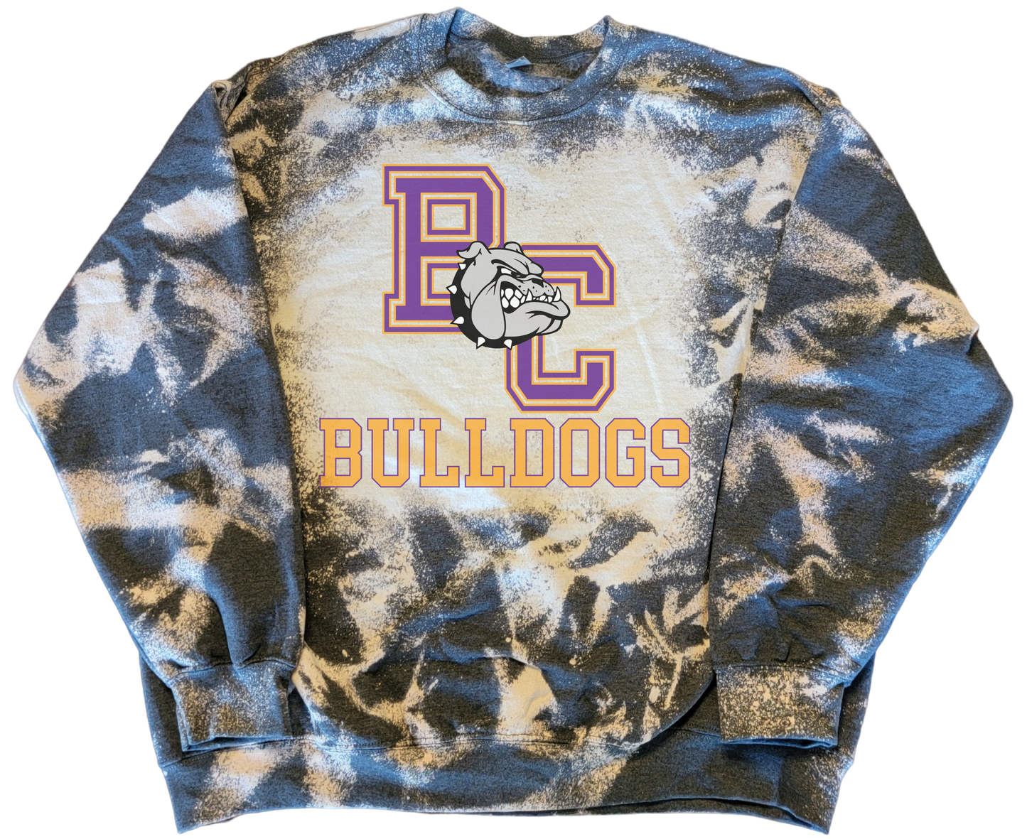 BC Bulldogs Bleached Crewneck
