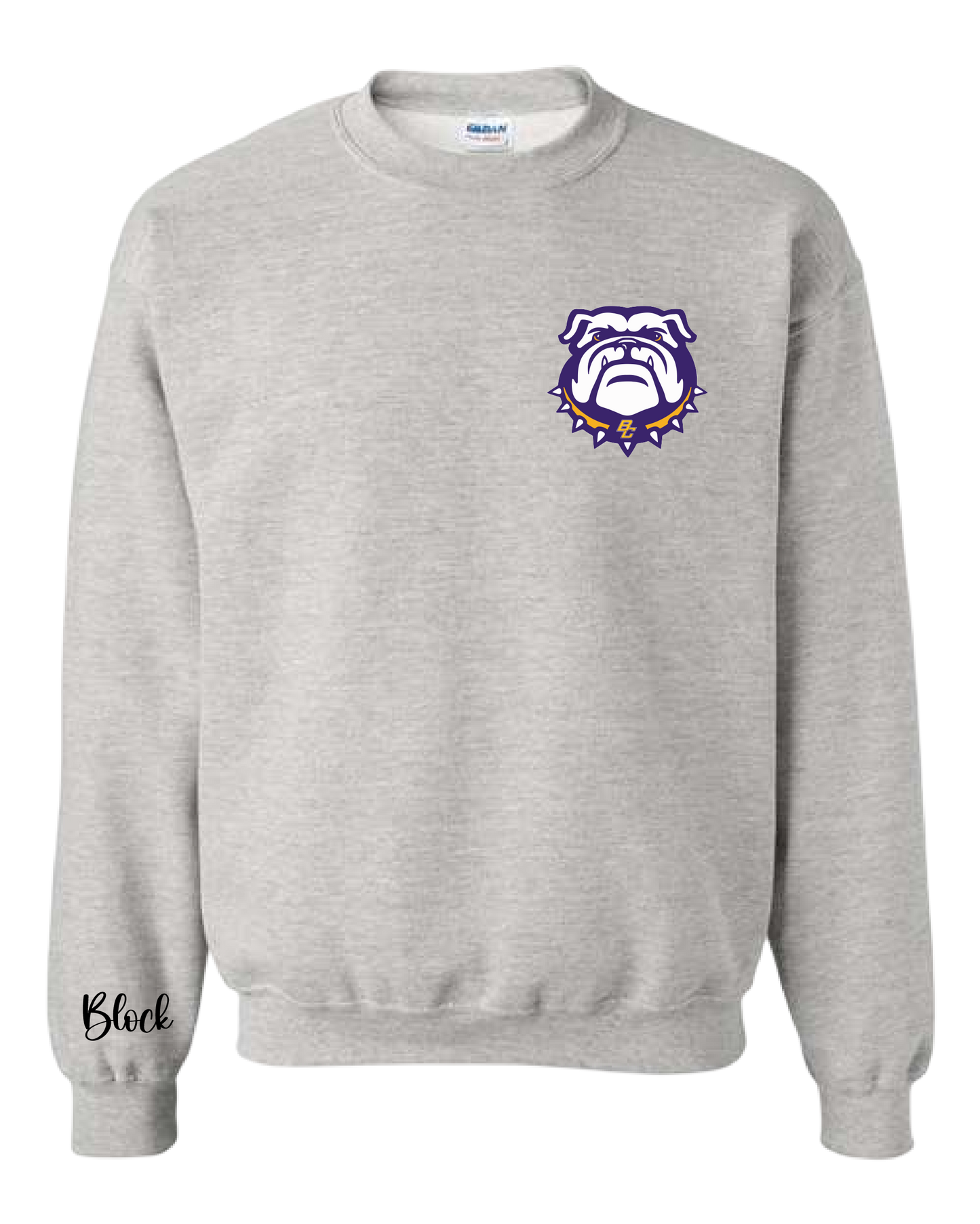 BC Bulldogs Jersey Style Crewneck