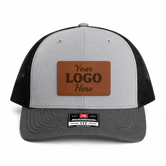 Custom Logo Richardson 112 Snapback Hat (Embroidery/Laser Engraved Patch)