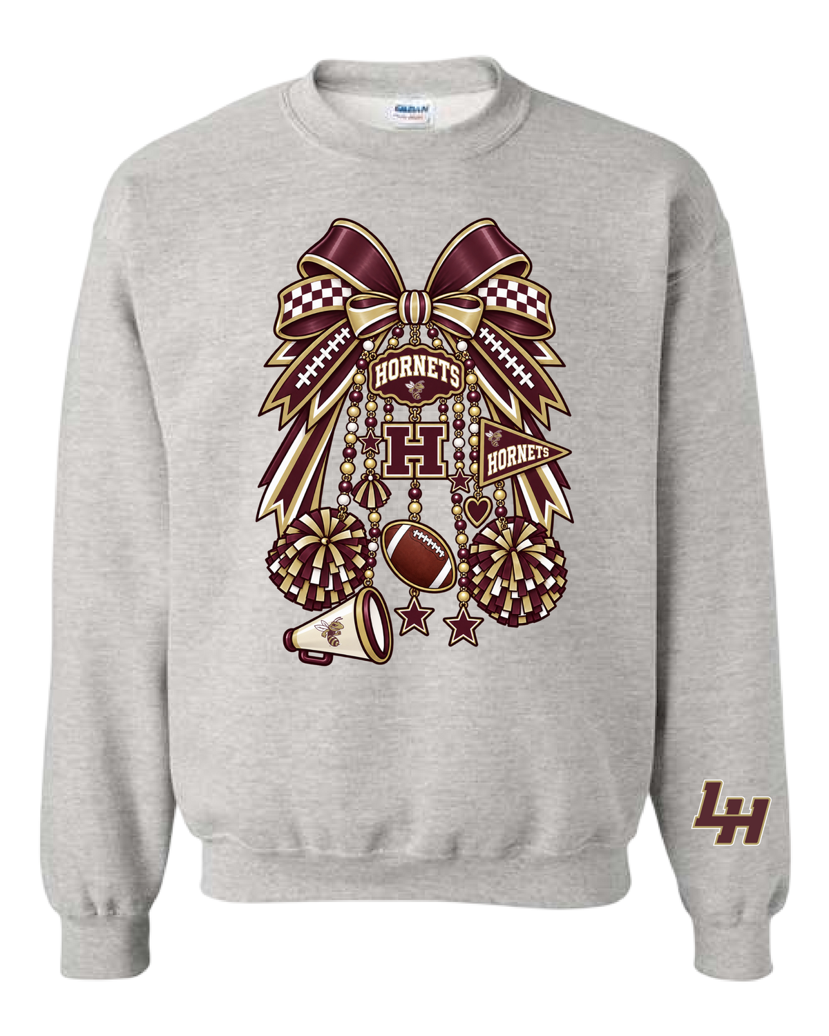 Hornets Charms and Bows Hoodie/Crewneck/Tee