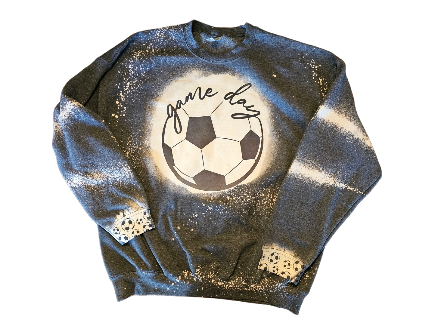 Game Day Bleached Sweatshirt (Choose Activity)
