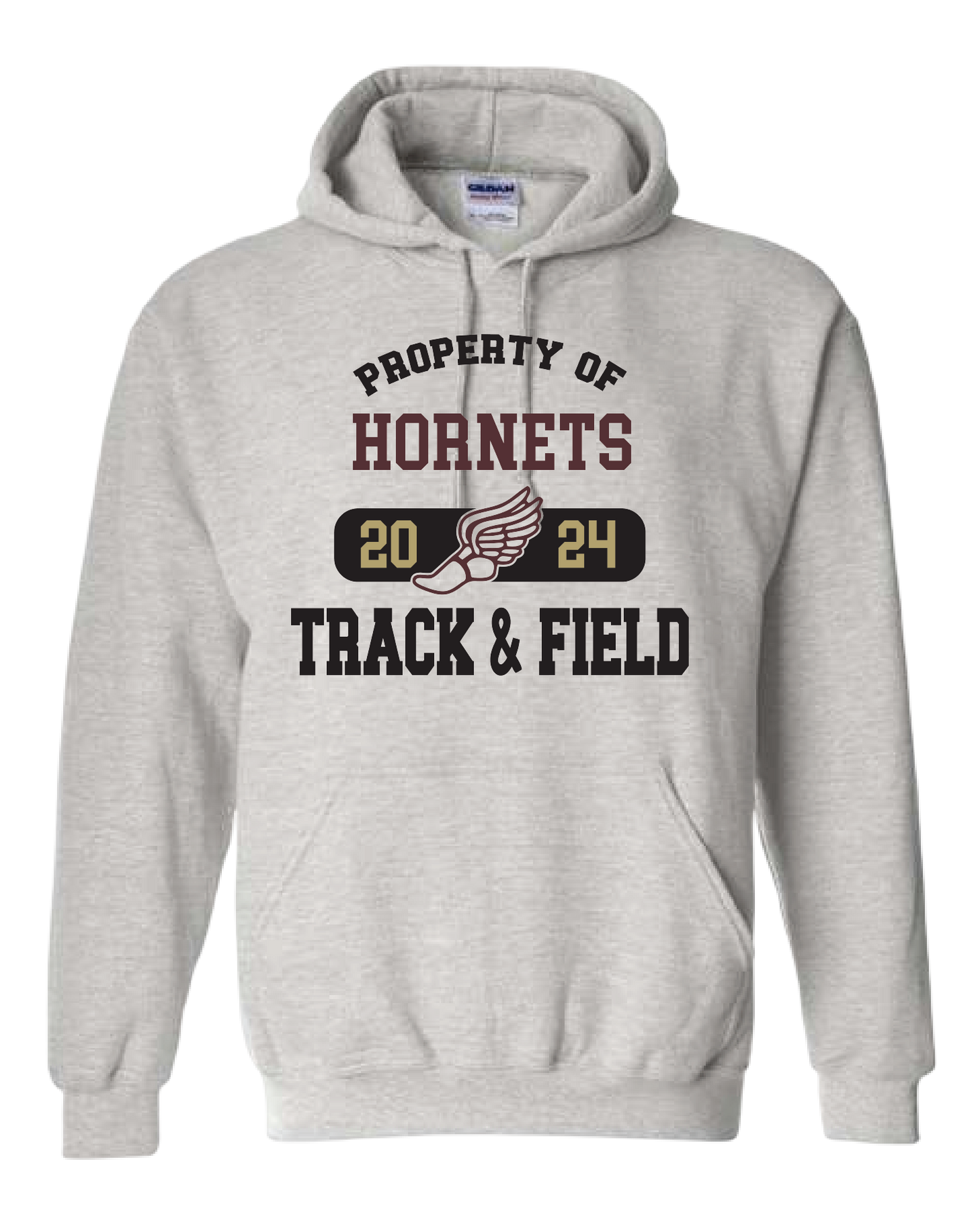 Hornets Property of Track & Field Crewneck/Hoodie