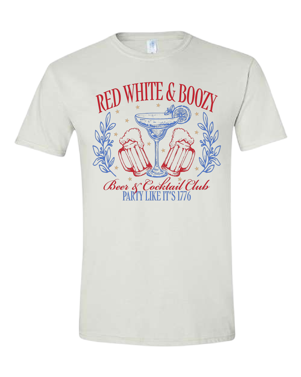 Red White and Boozy Tee