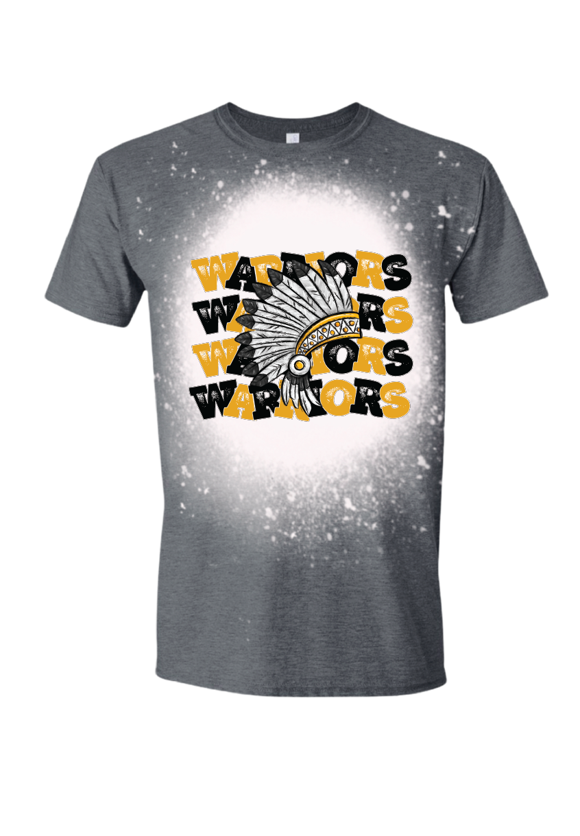 Warrior Bleached Tee/Crewneck