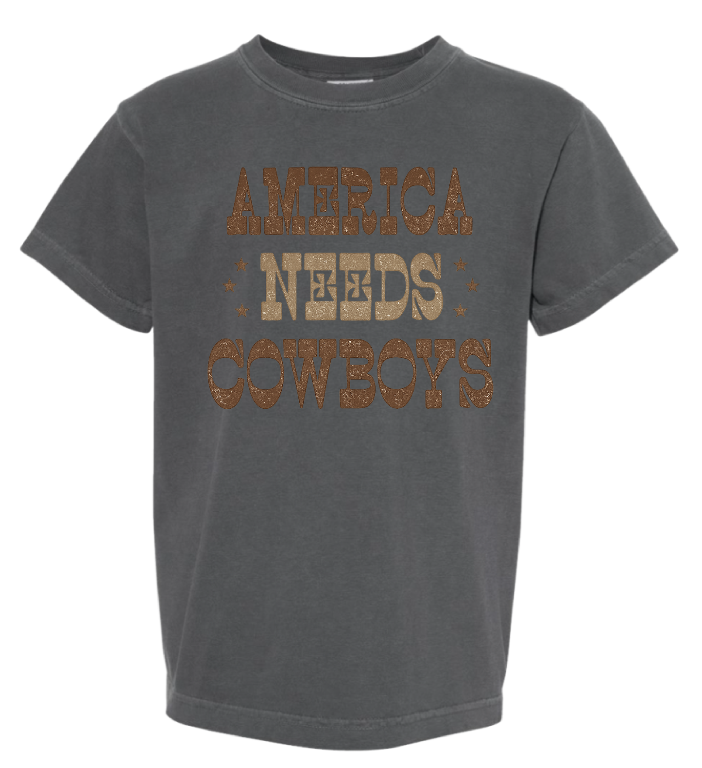 America Needs Cowboys Comfort Colors Tee