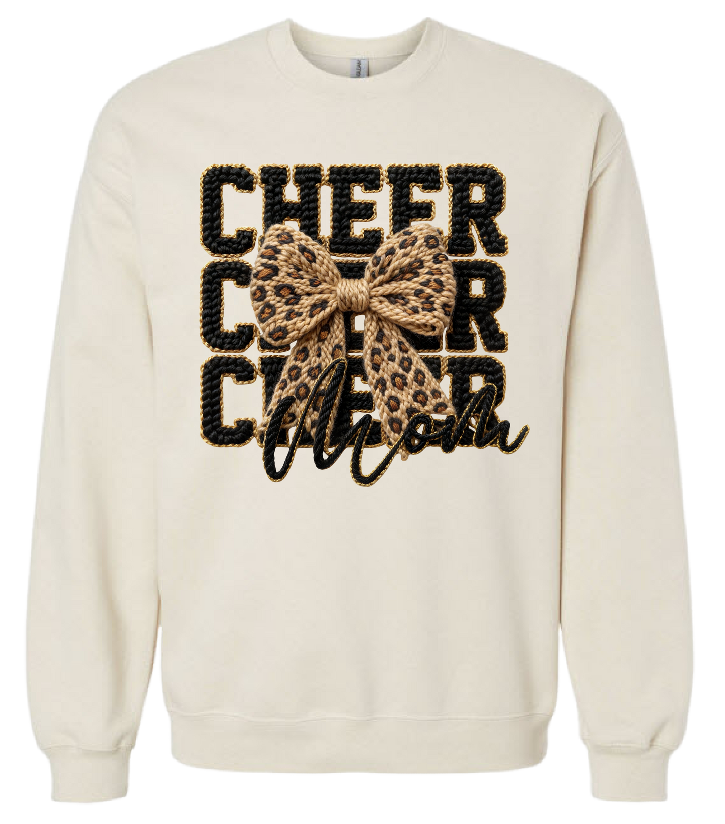 Cheer Mom Cheetah Hoodie/Crewneck/Tee