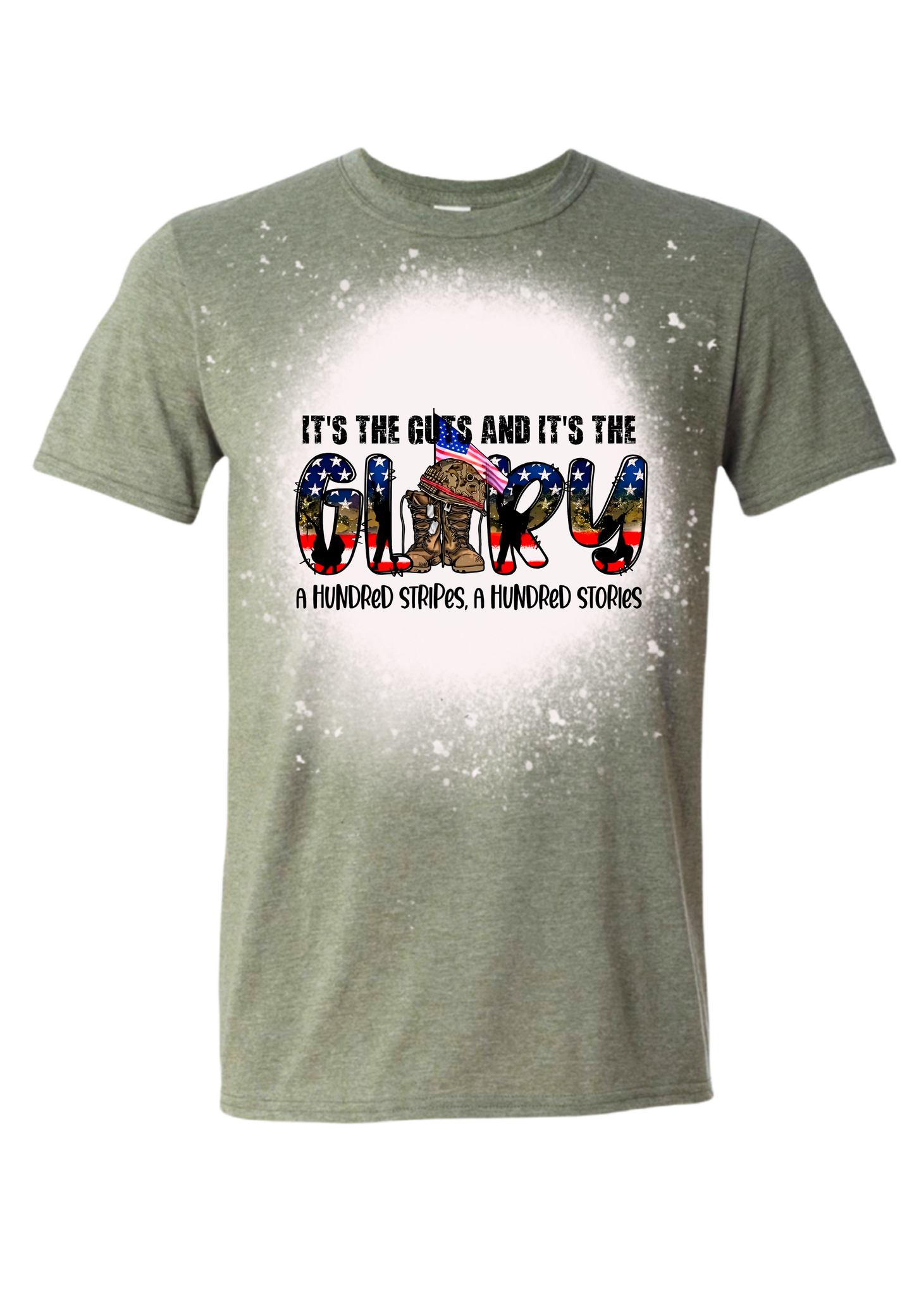Guts and Glory Bleached Tee