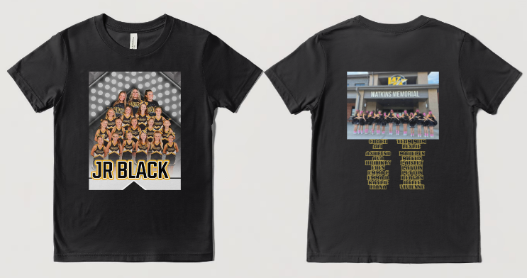 SWL Jr. Black Cheer Tees/Crewneck/Hoodie