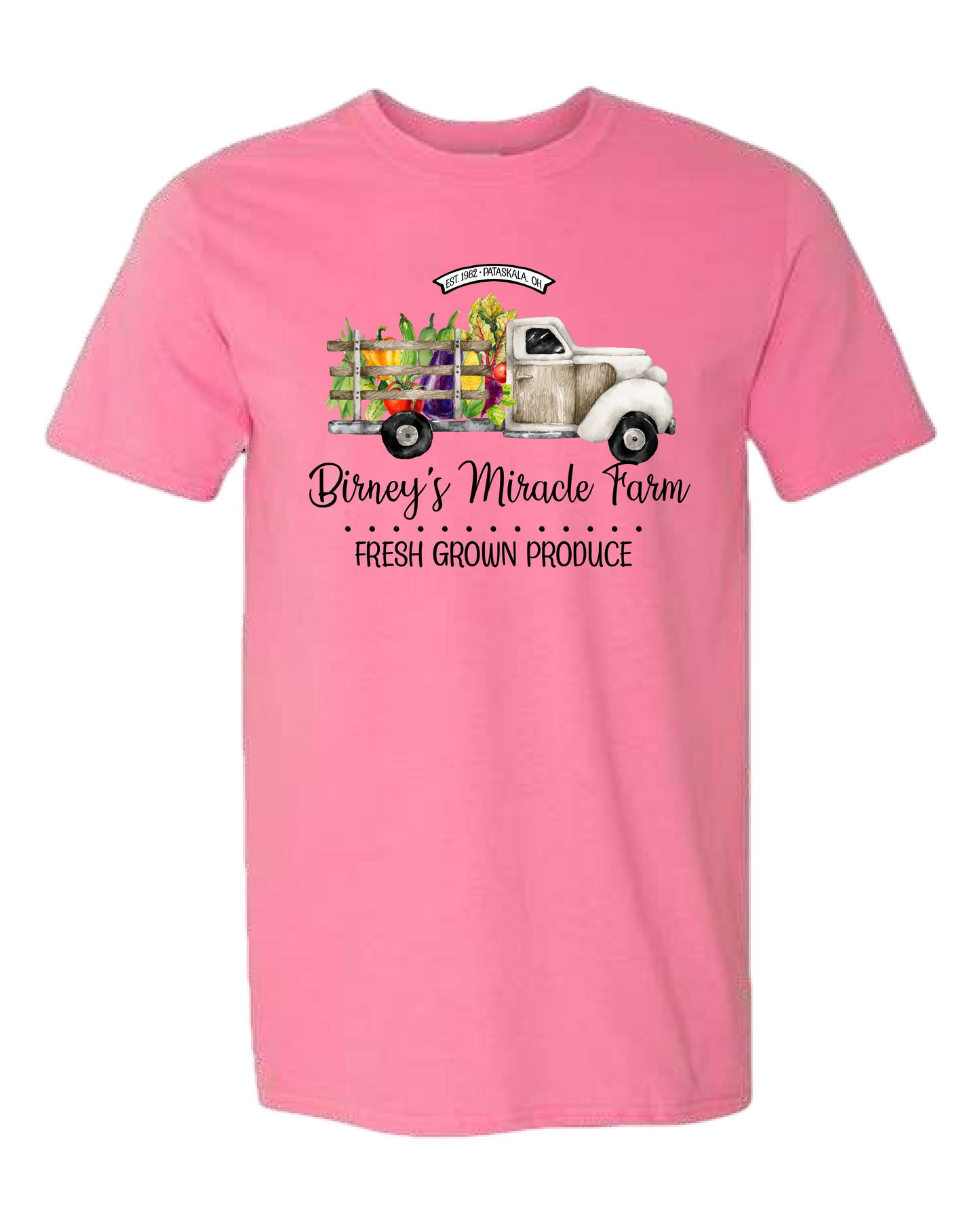 Birneys Miracle Farm Pink Tee