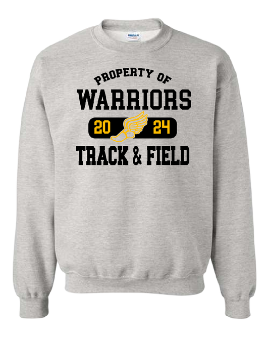 Warriors Property Of Track & Field Sweatshirt/Hoodie