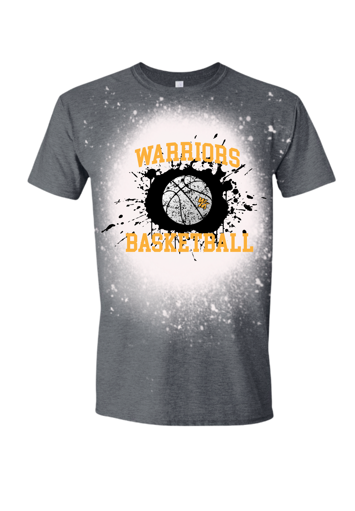 Warriors Basketball Bleached Tee/Crewneck