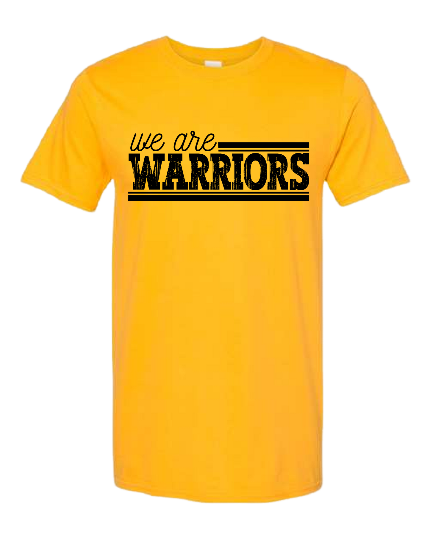 We Are Warriors Gold Tee