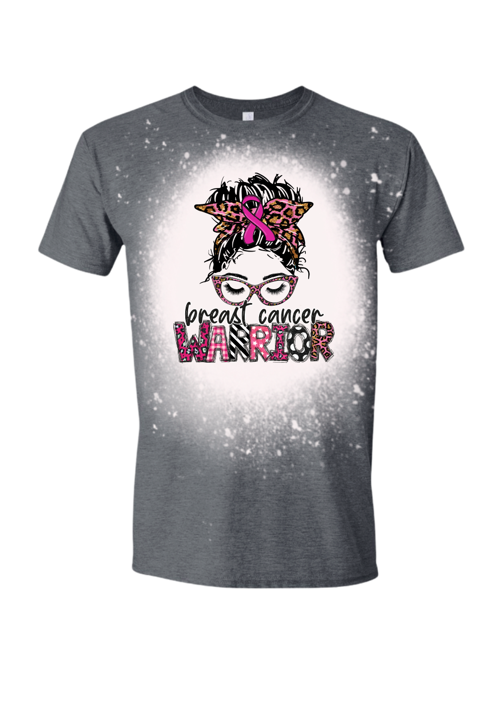 Breast Cancer Warrior Bleached Tee
