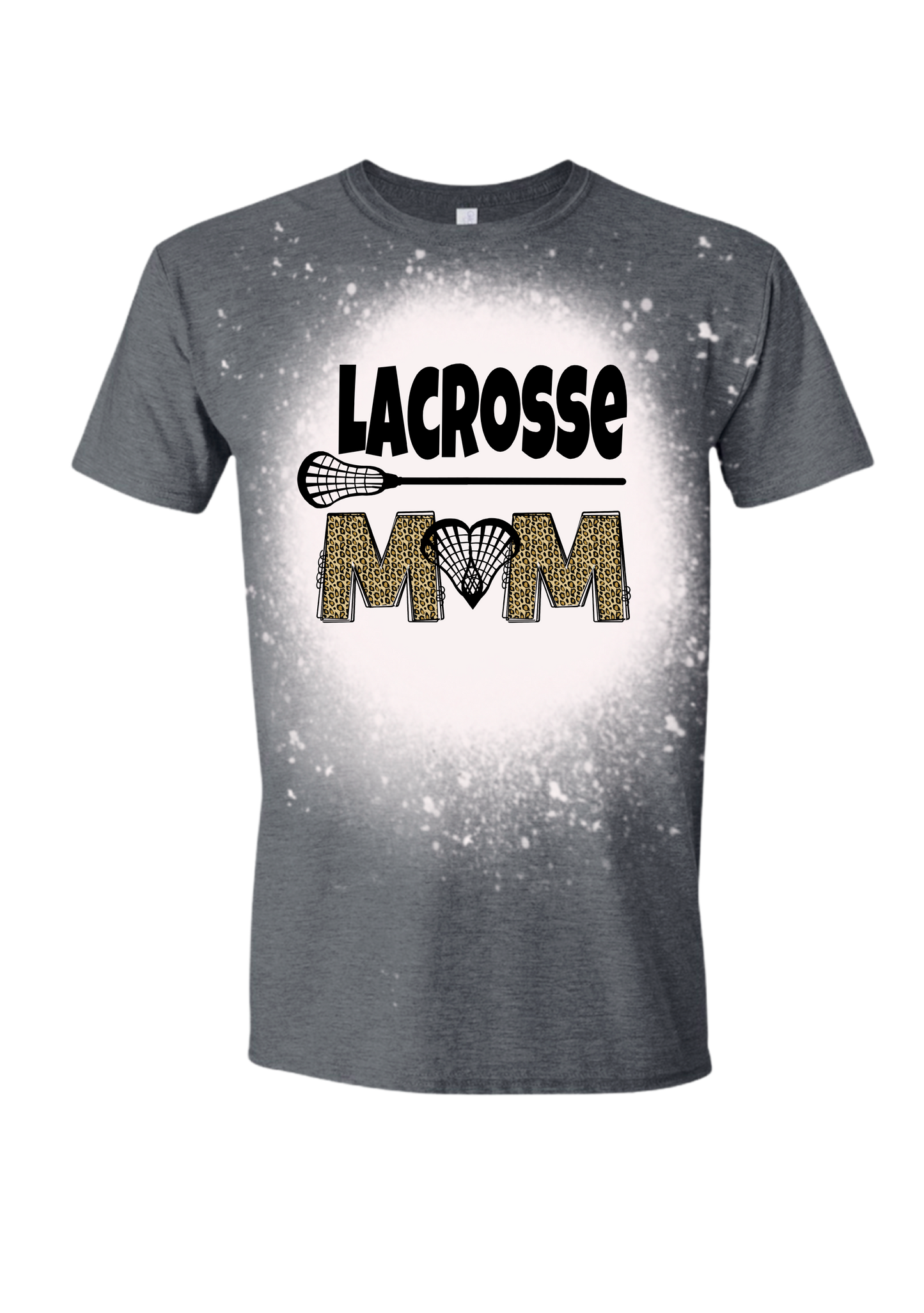 Lacrosse Mom Bleached Tee