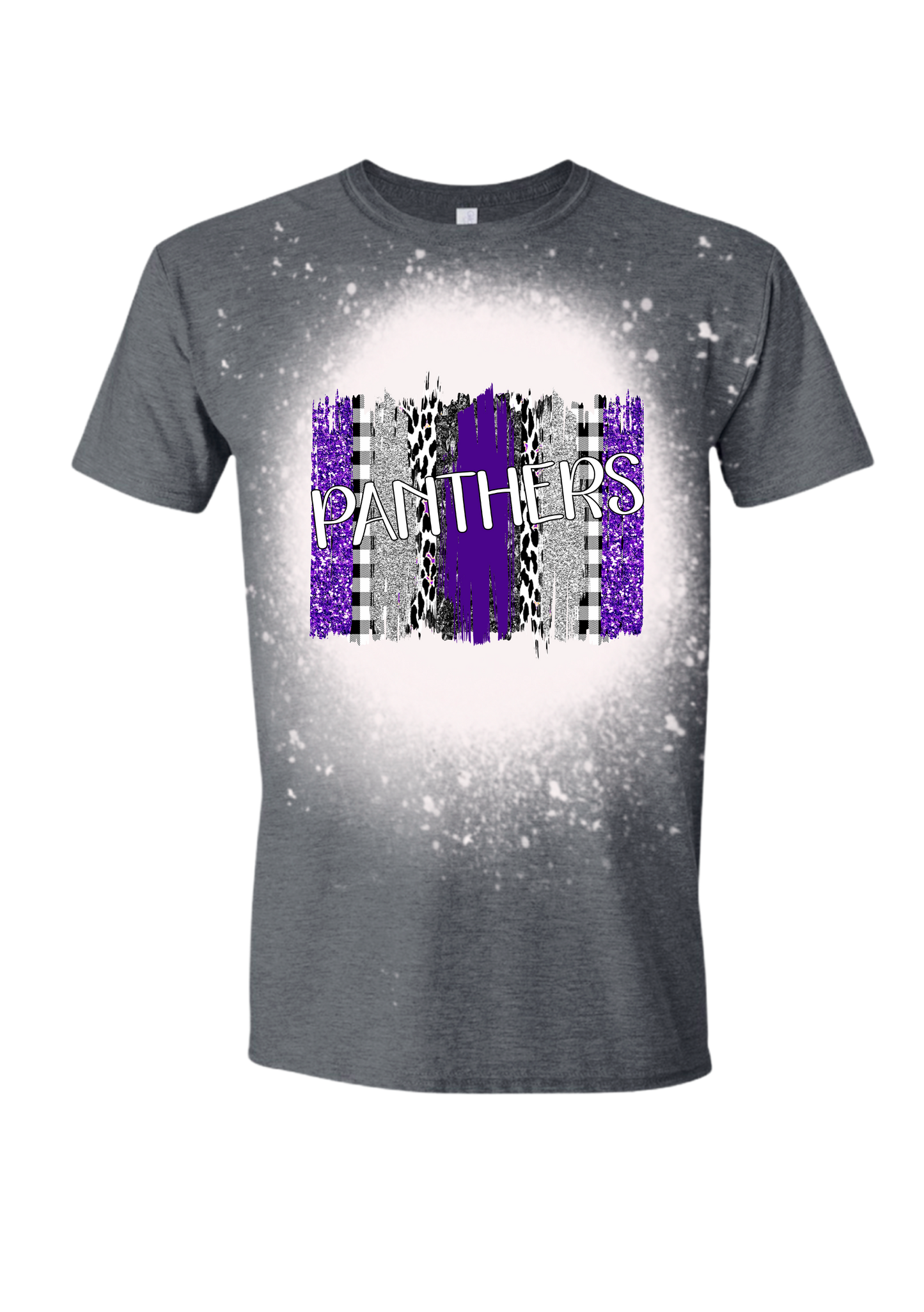 Team Brush Strokes Bleached Tee (Choose Your Team)
