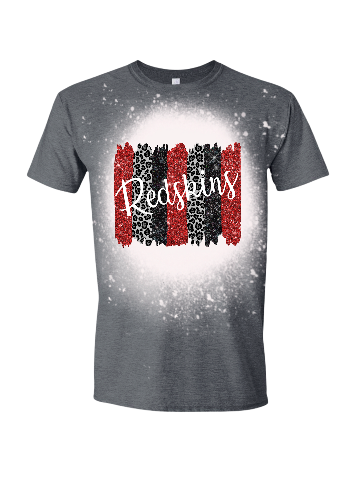 Team Brush Strokes Bleached Tee (Choose Your Team)