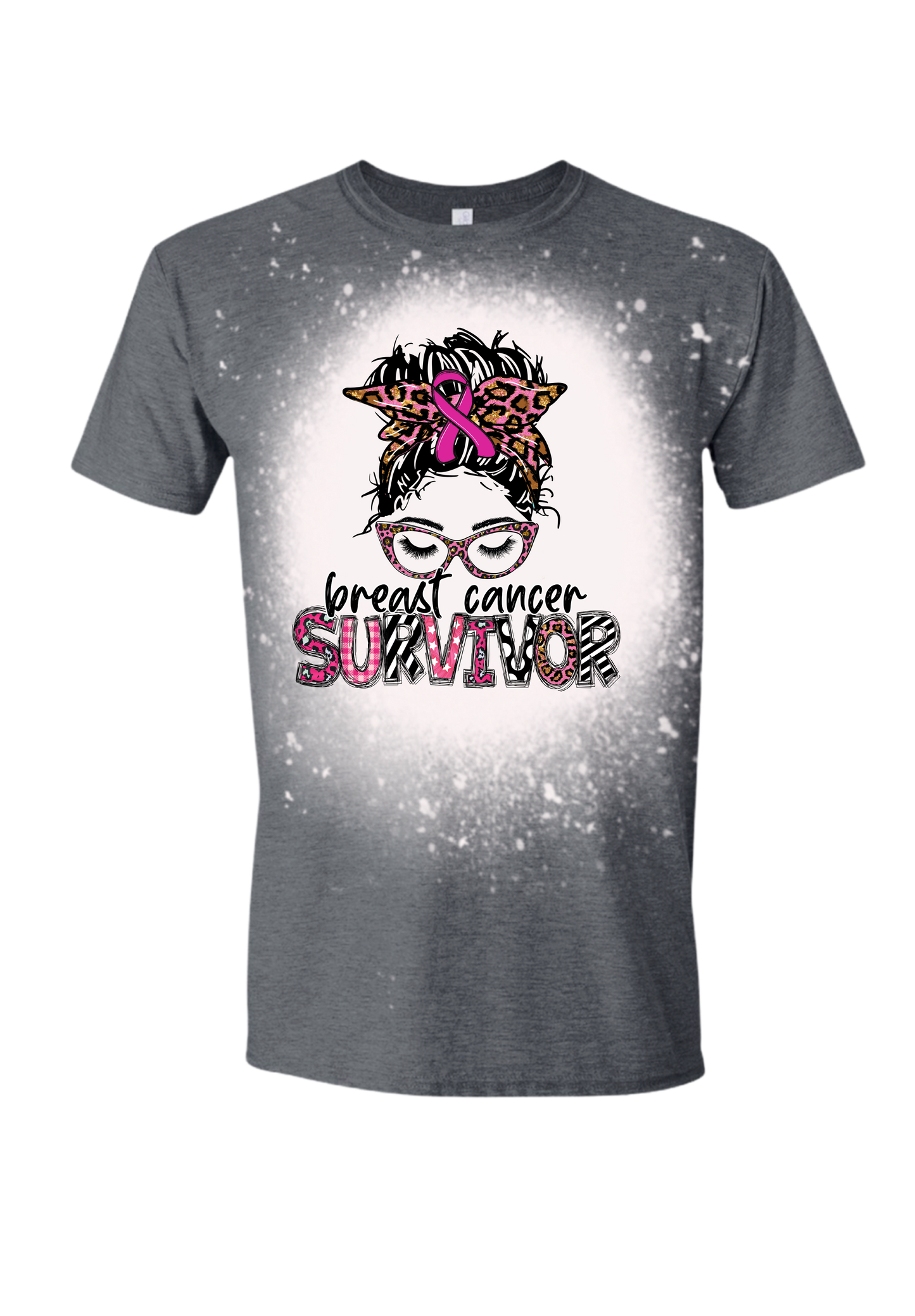 Breast Cancer Survivor Bleached Tee