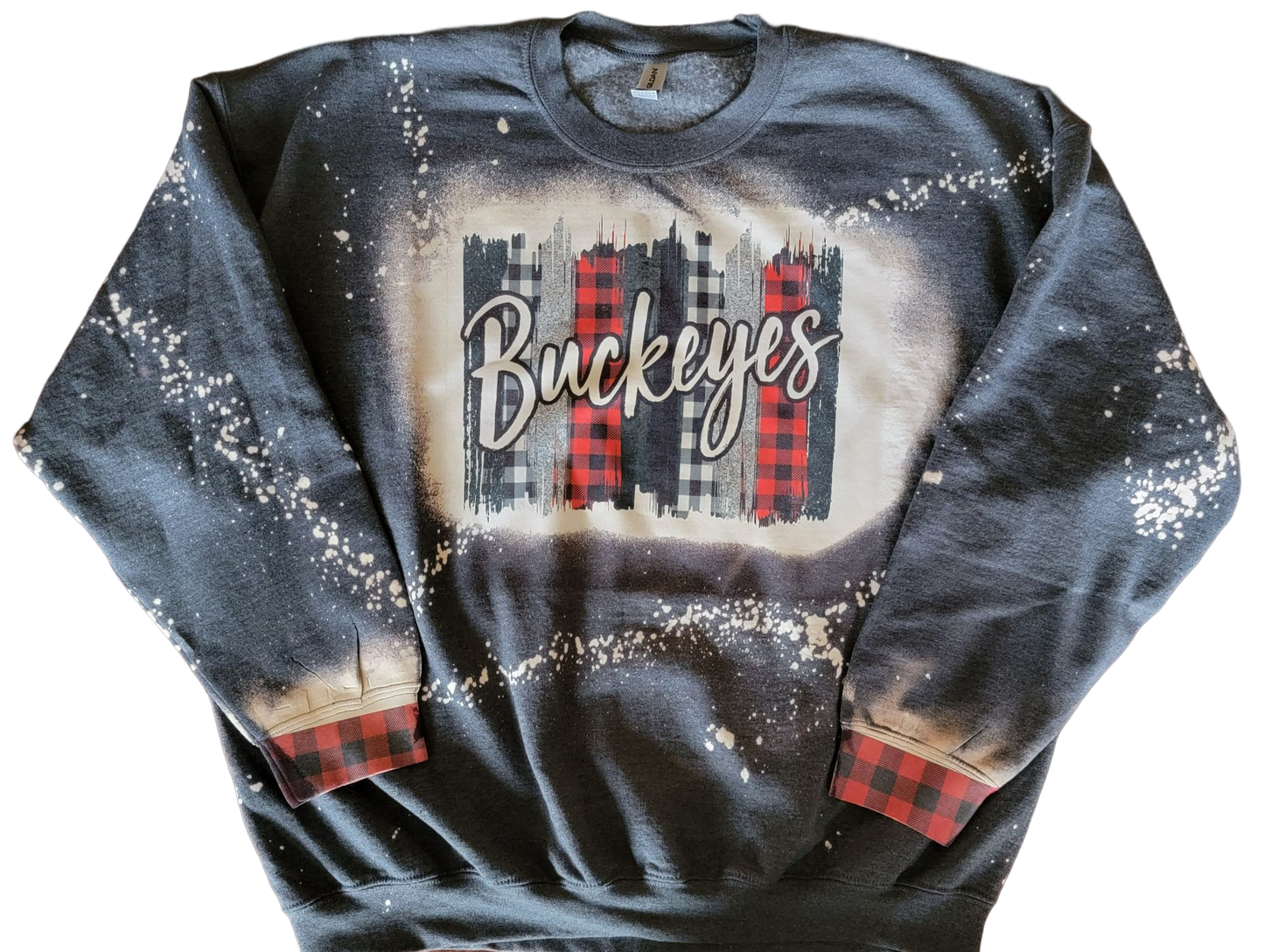 Buckeyes Bleached Sweatshirt