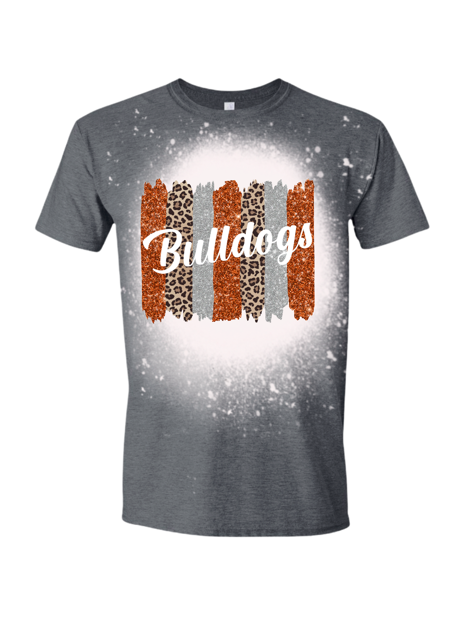 Team Brush Strokes Bleached Tee (Choose Your Team)