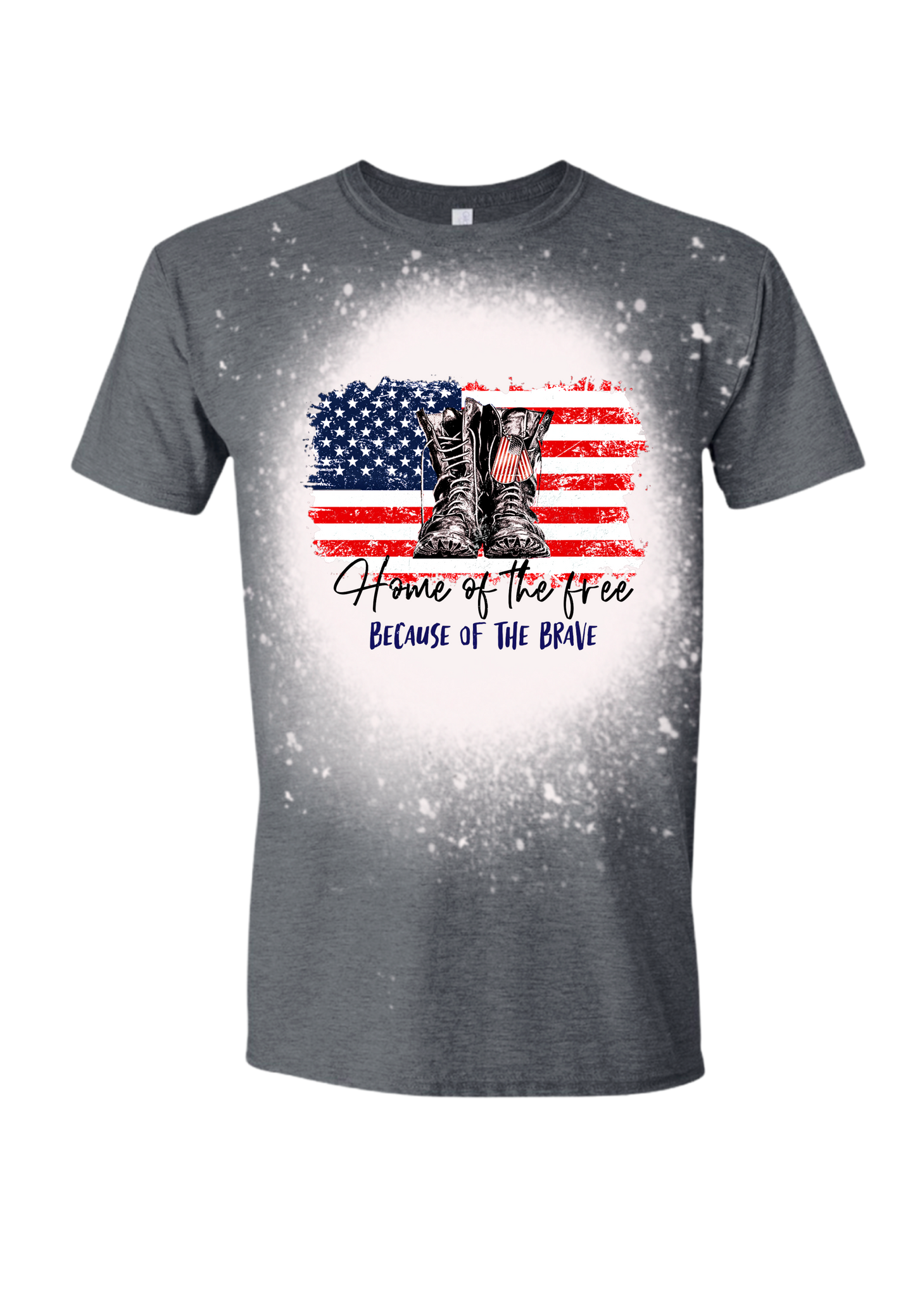 Bleached Home Of The Free Shirt