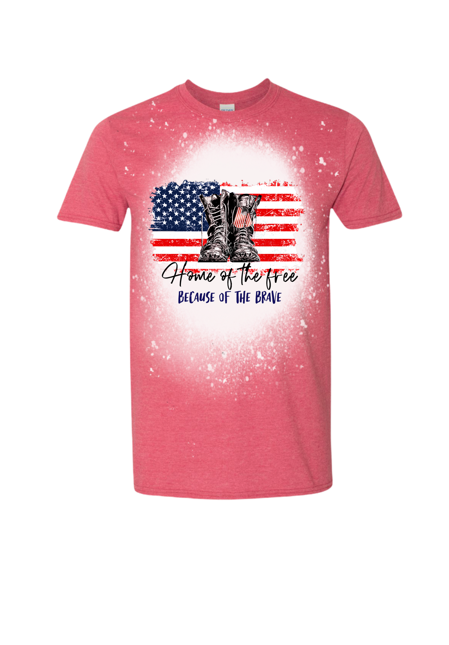 Bleached Home Of The Free Shirt