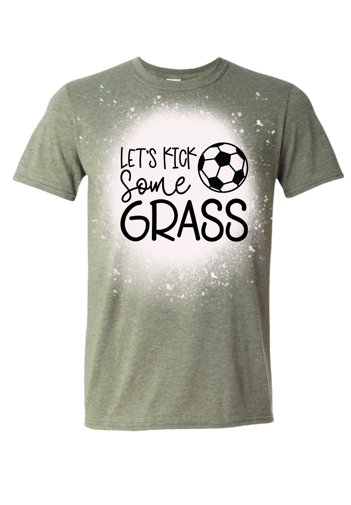Kick Some Grass Bleached Tee