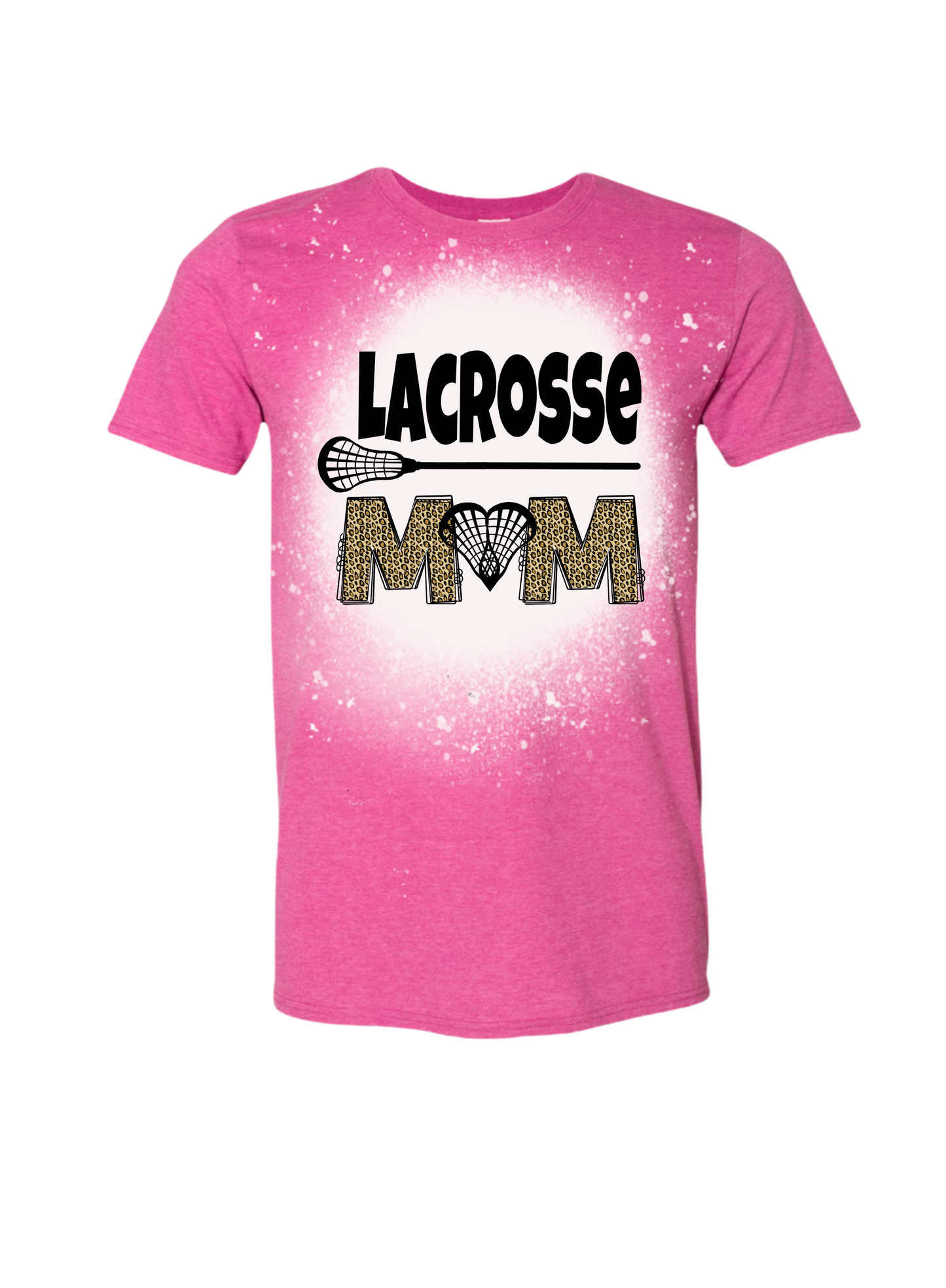 Lacrosse Mom Bleached Tee