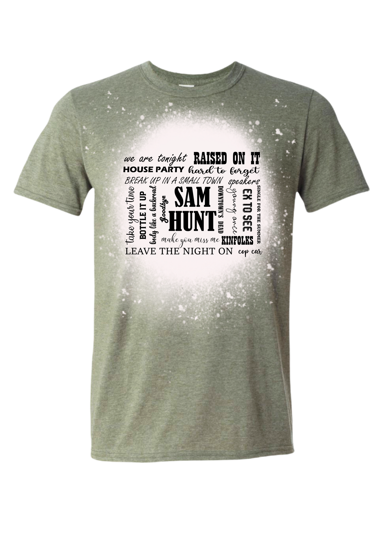Sam Hunt Songs Bleached Tee