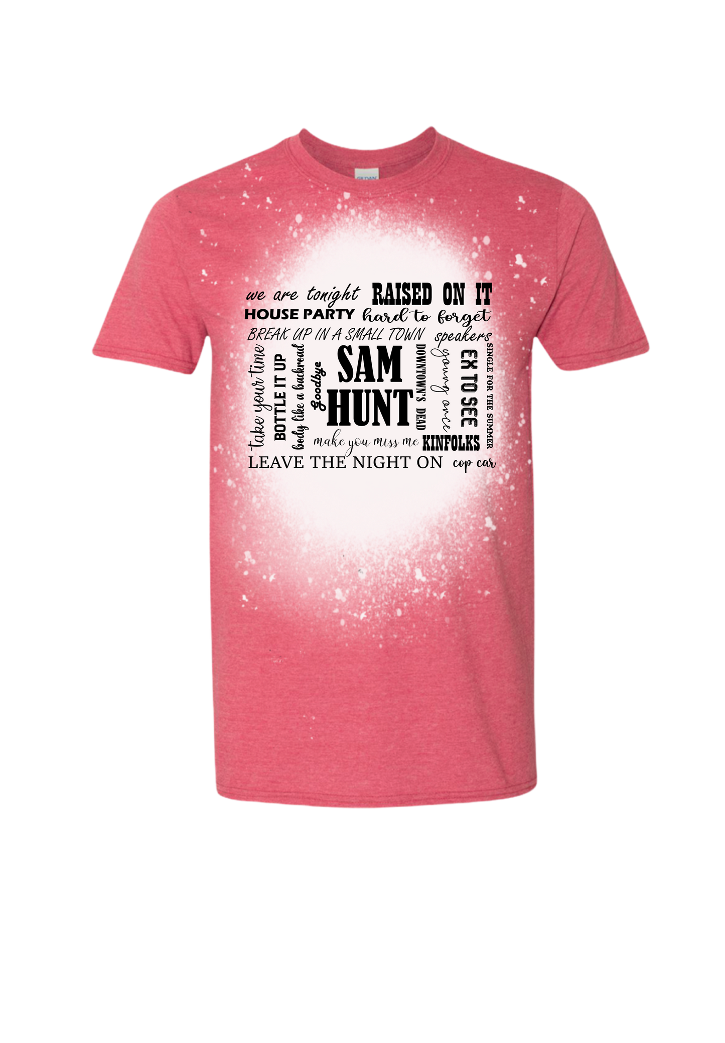 Sam Hunt Songs Bleached Tee