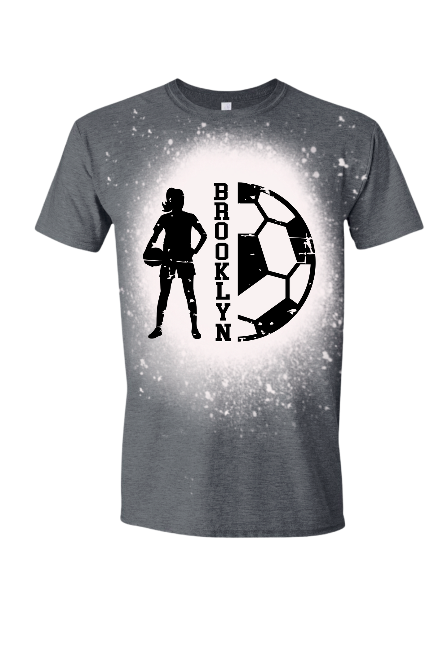 Soccer Girl Bleached Tee