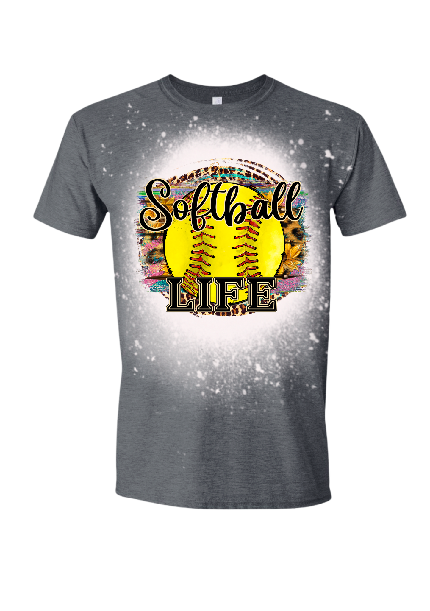 Softball Life Bleached Tee