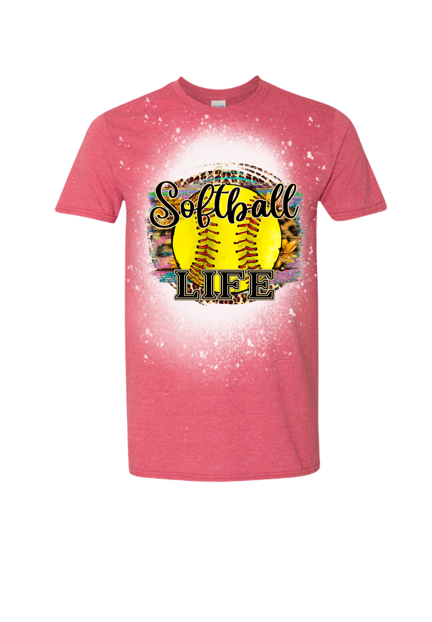 Softball Life Bleached Tee