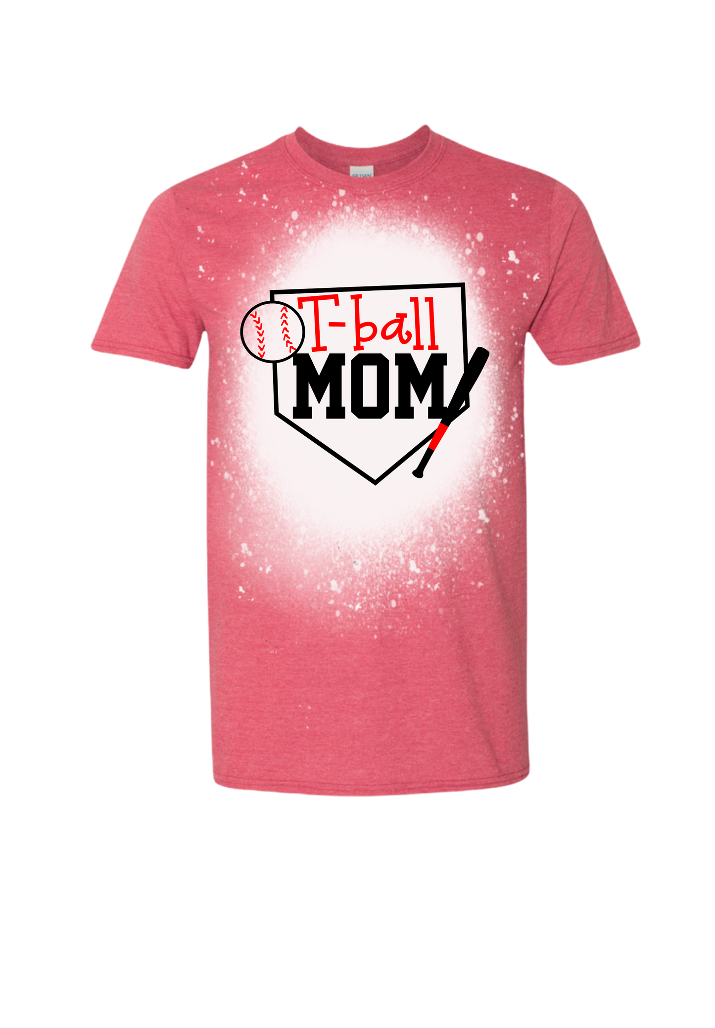 T-Ball Mom Bleached Tee
