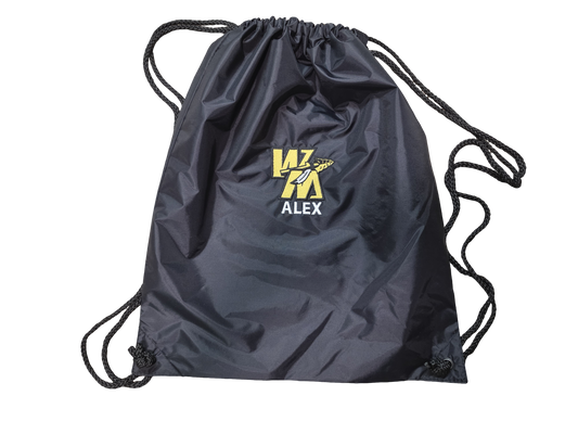 Embroidered WM Drawstring Pack