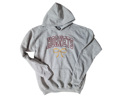 Embroidered Hornets Bow Tee/Crewneck/Hoodie