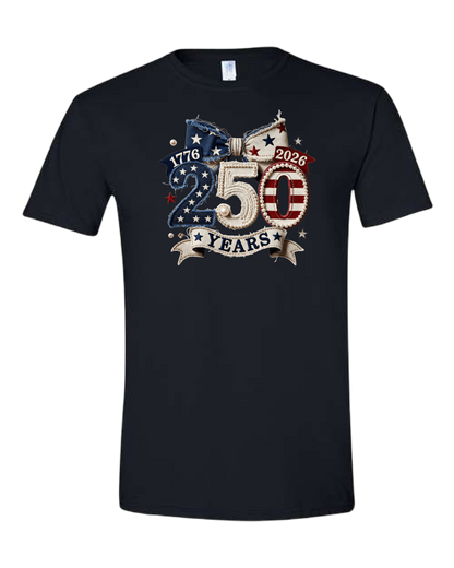 250th Patriotic Bow Tank Or Tee