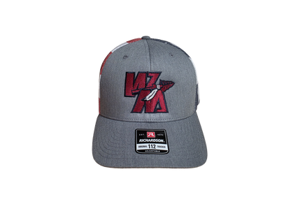 Red White and Blue Embroidered WM Hat