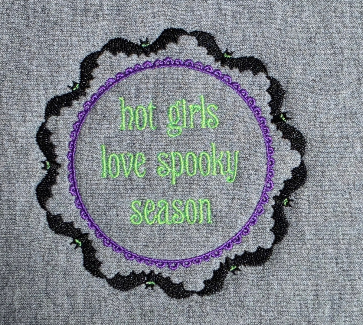 Halloween Embroidered Hoodie/Crewneck