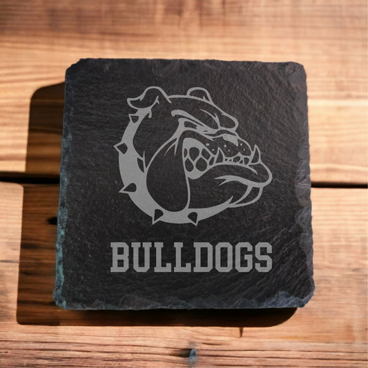 Bloom Carroll Bulldogs Slate Coaster