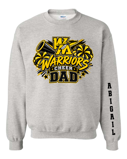 Warriors Cheer Parent Hoodie/Crewneck/Tee