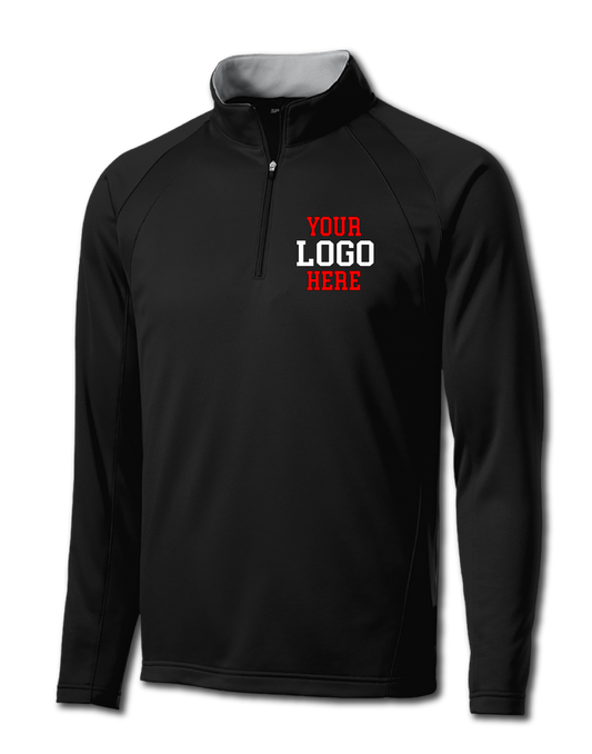 Custom Logo Quarter Zip Fleece