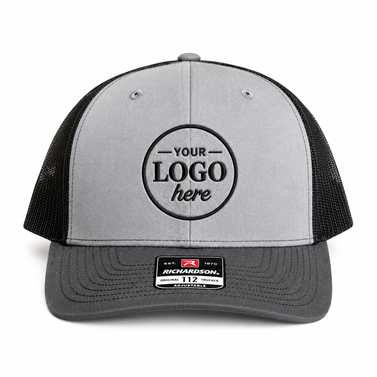 Custom Embroidered Snapback Hat (Curved Bill/Mesh Back)