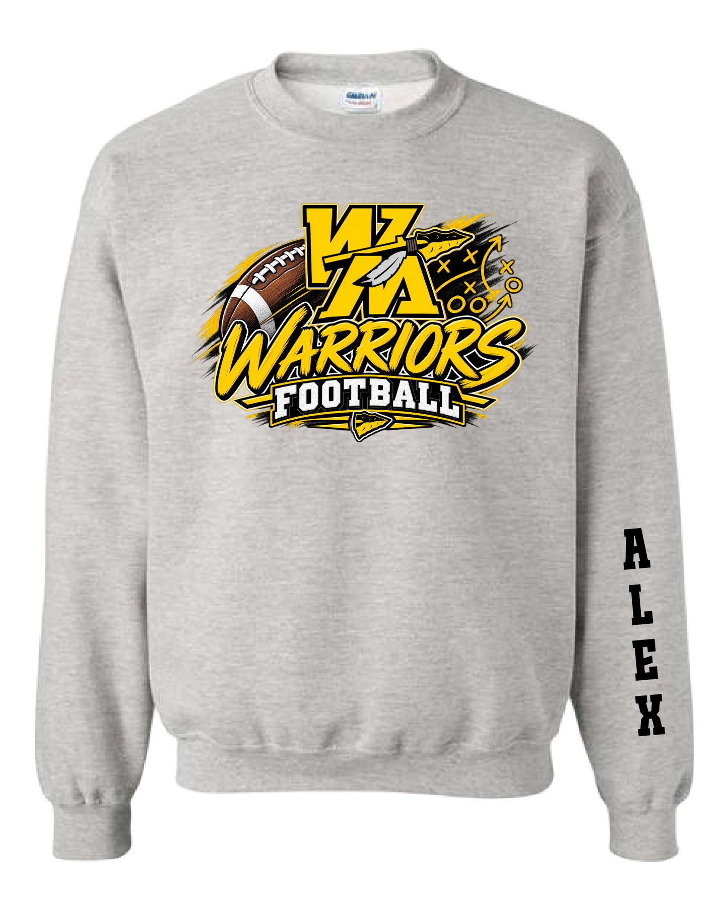 Warriors Football Hoodie/Crewneck/Tee