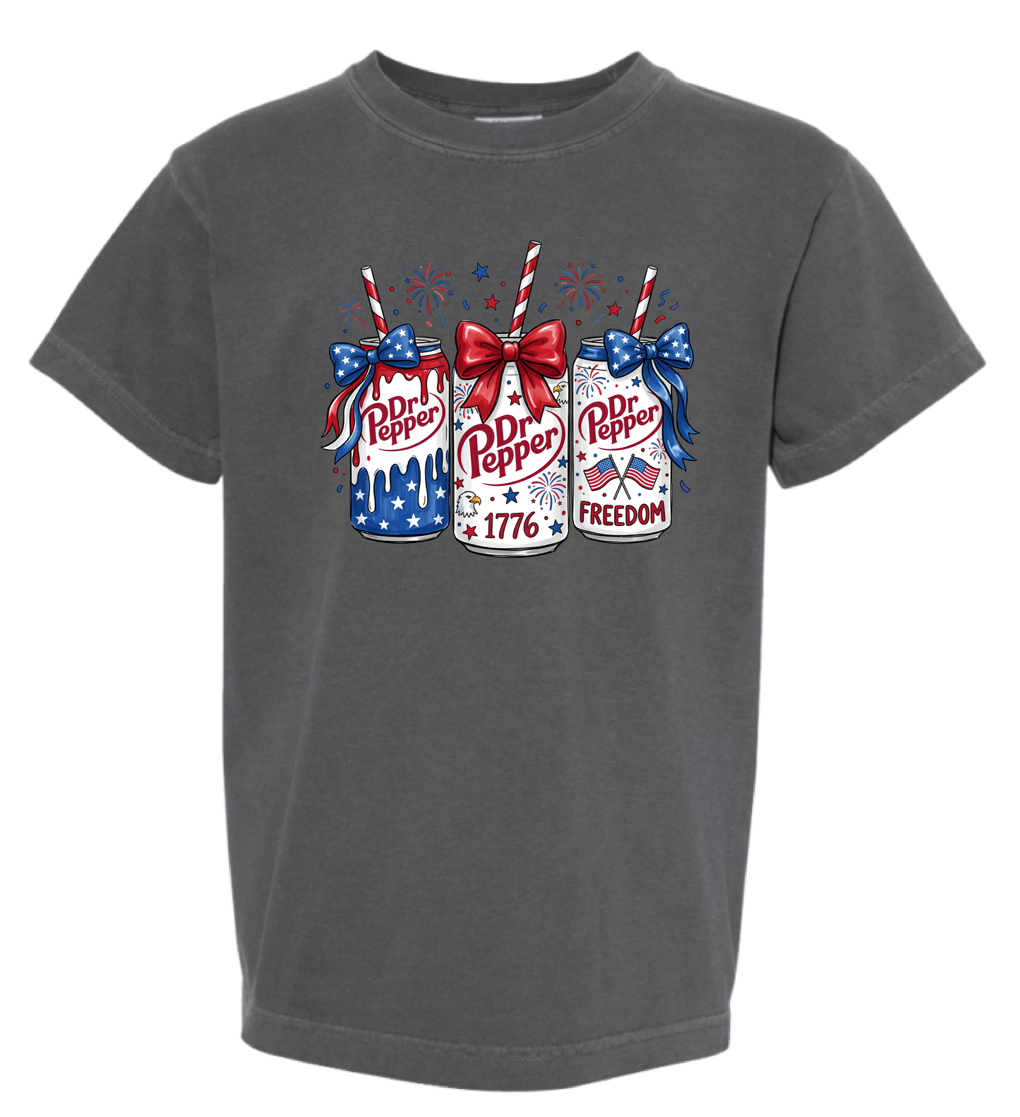 Freedom Dr. Pepper 4th of July Comfort Colors Tee
