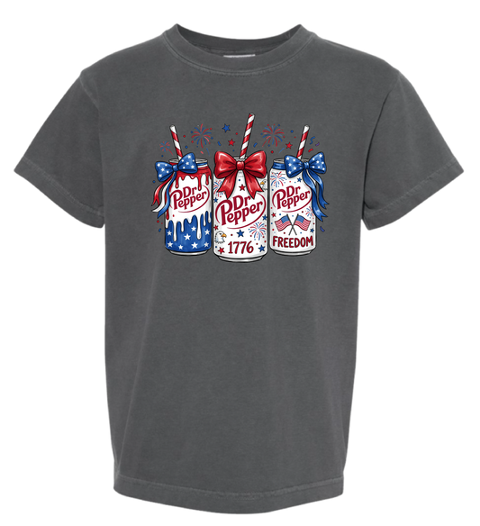 Freedom Dr. Pepper 4th of July Comfort Colors Tee