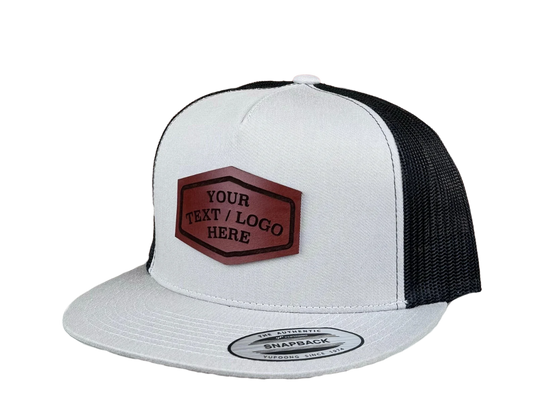 Custom Snapback Hat (Flat Bill)