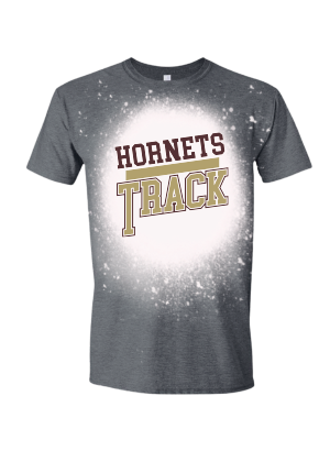 Hornets Track Bleached Tee/Crewneck