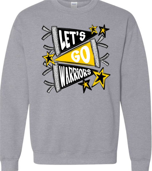 Let's Go Warriors Hoodie/Crewneck/Tee