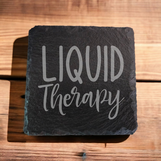 Liquid Therapy Slate Coaster